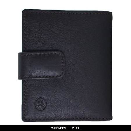 Monedero en Piel color Marrón - El Potro