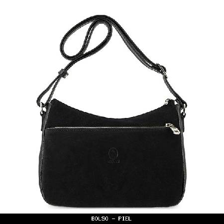 Bolso en piel color negro - el potro