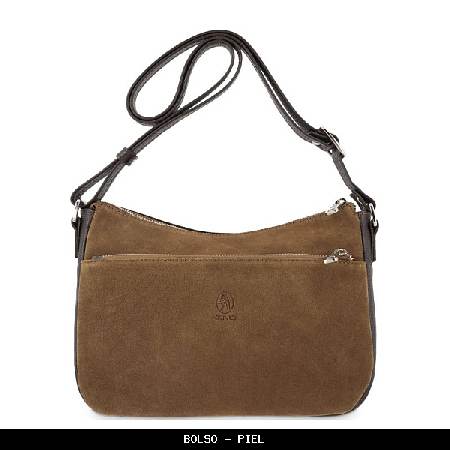 Bolso en Piel color Castaño - El Potro