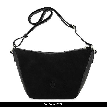 Bolso en piel color negro - el potro
