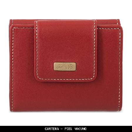 Cartera en Piel color Rojo - El Potro