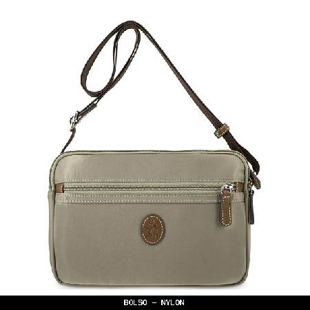 Bolso en Nylon color Taupe - El Potro