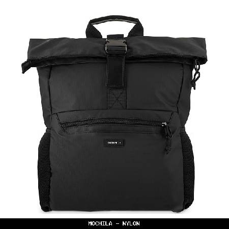 Mochila en Nylon color Negro - El Potro