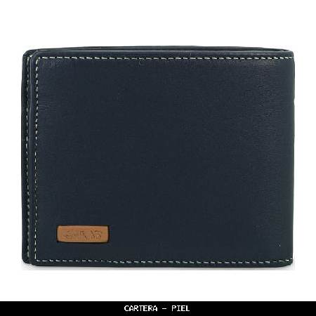 Cartera en Piel color Azul - El Potro