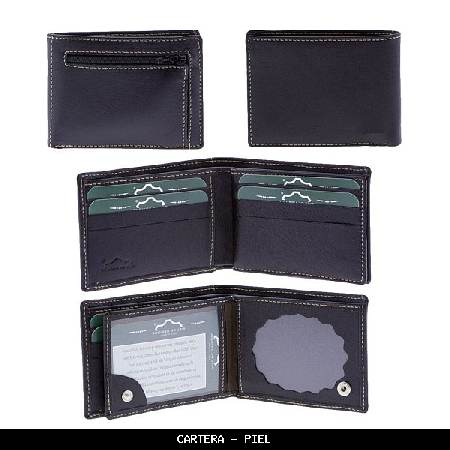 Cartera en piel color crema - piel de ubrique