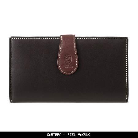 Cartera en Piel color Marrón - El Potro