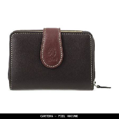 Cartera en Piel color Marrón - El Potro