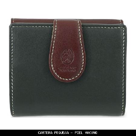 Cartera pequeña en Piel color Verde - El Potro
