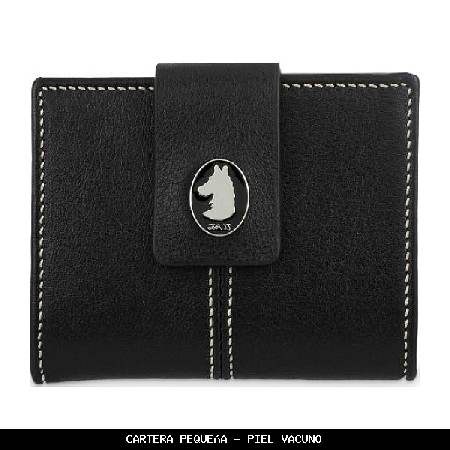 Cartera pequeña en piel color crema - el potro