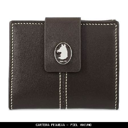 Cartera pequeña en Piel color Marrón - El Potro