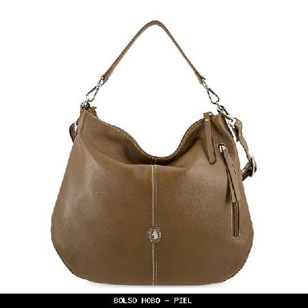 Bolso hobo en Piel color Color Cuero - El Potro