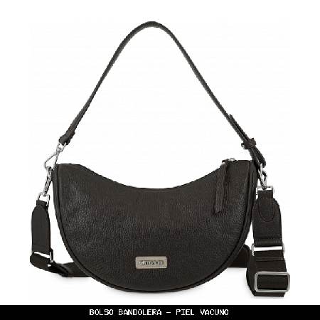 Bolso bandolera en Piel color Marrón - El Potro