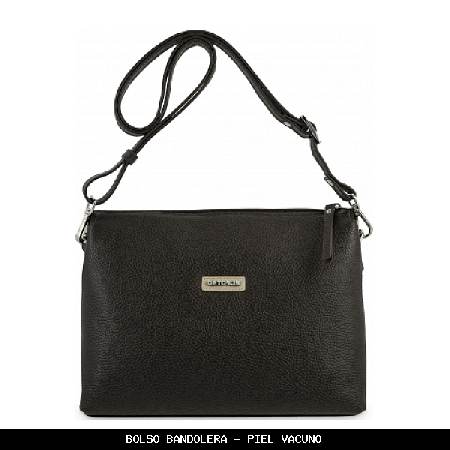 Bolso bandolera en Piel color Marrón - El Potro