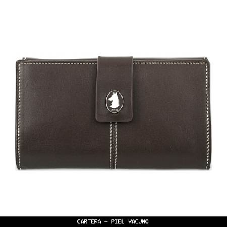 Cartera en Piel color Marrón - El Potro