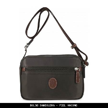 Bolso bandolera en Piel color Marrón - El Potro