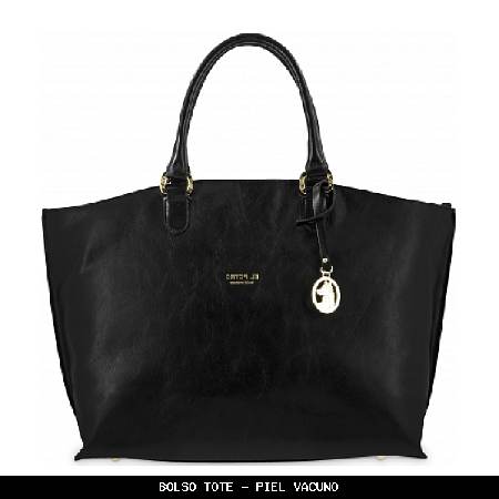 Bolso tote en Piel color Negro - El Potro