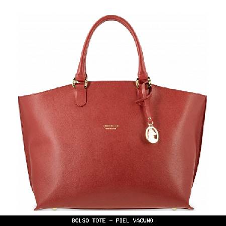 Bolso tote en Piel color Rojo - El Potro
