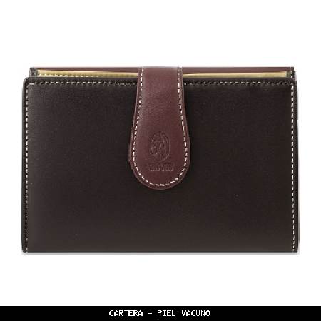 Cartera en Piel color Marrón - El Potro